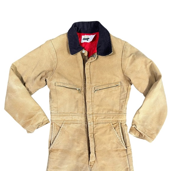 🔥Vintage Key Imperial Insulated Coveralls outdoor workwear chore coat youth 14 - Picture 4 of 10